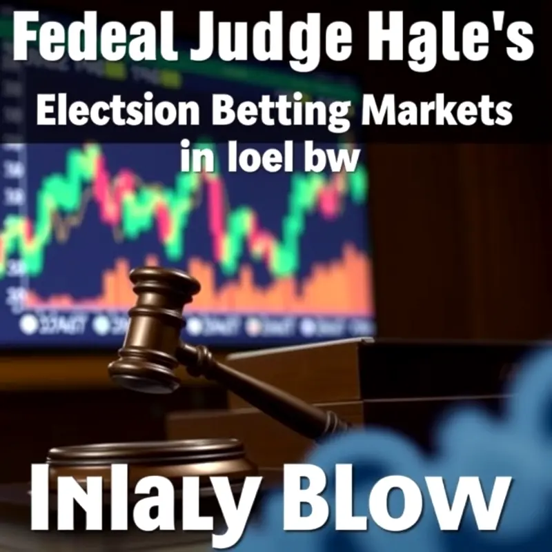 Federal Judge Halts Kalshi’s Election Betting Markets in Legal Blow